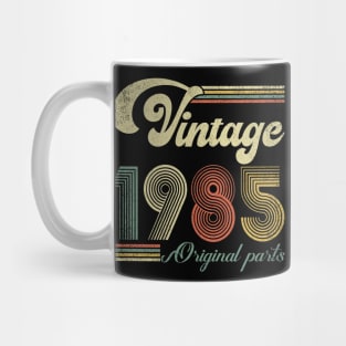 Retro Vintage 1985 39th Birthday Gift Men Women 39 Years Old Mug